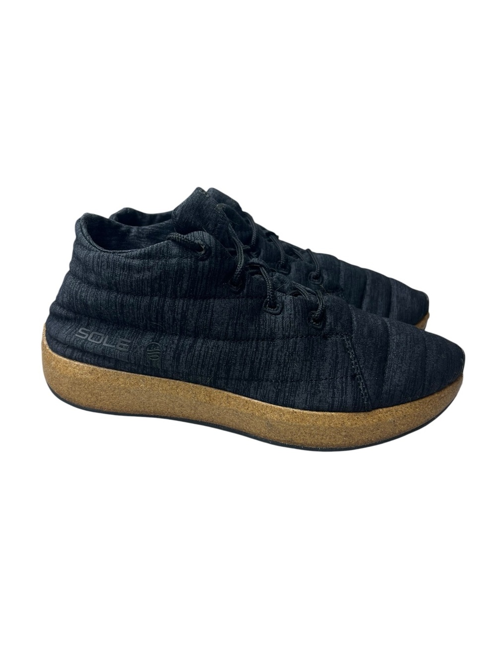 Sole Jasper Merino Upper ReCork Outer Sole Chukka Shoes M/10 W/12 in Black/Gray